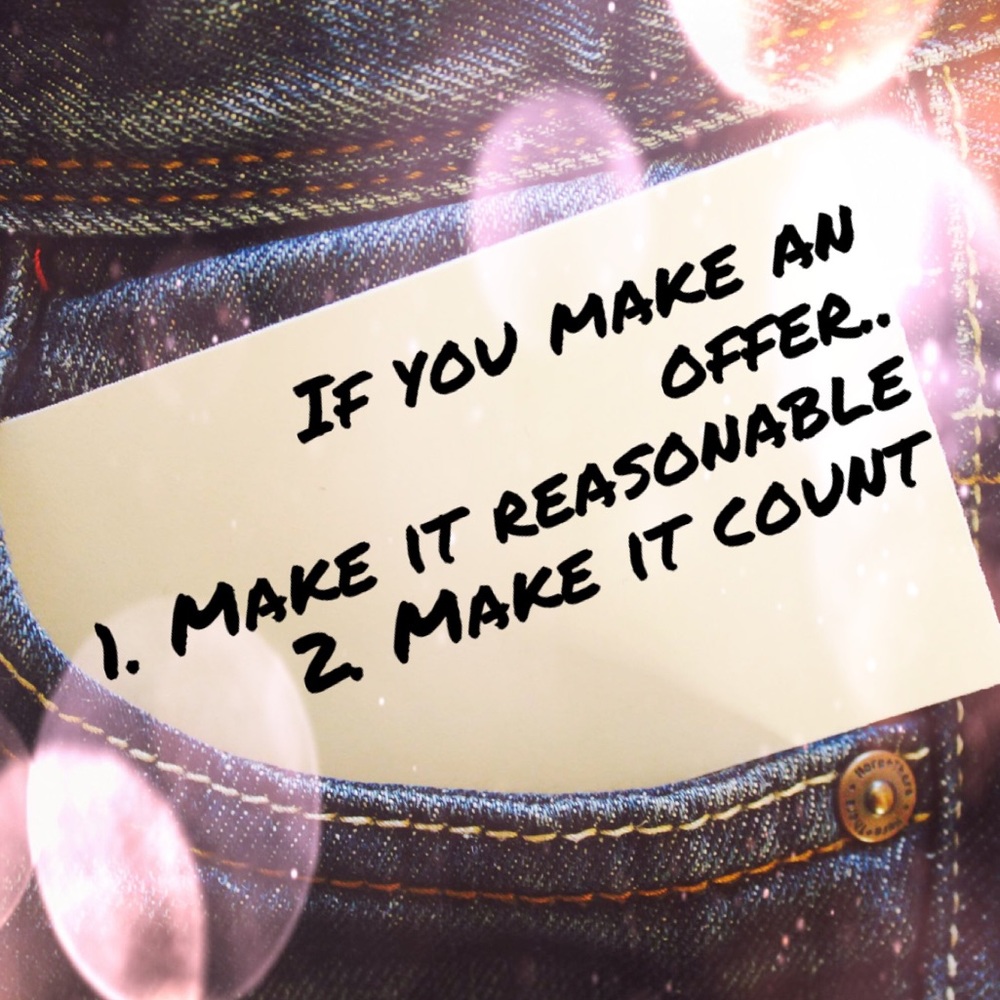 💵 Reasonable Offers 💵